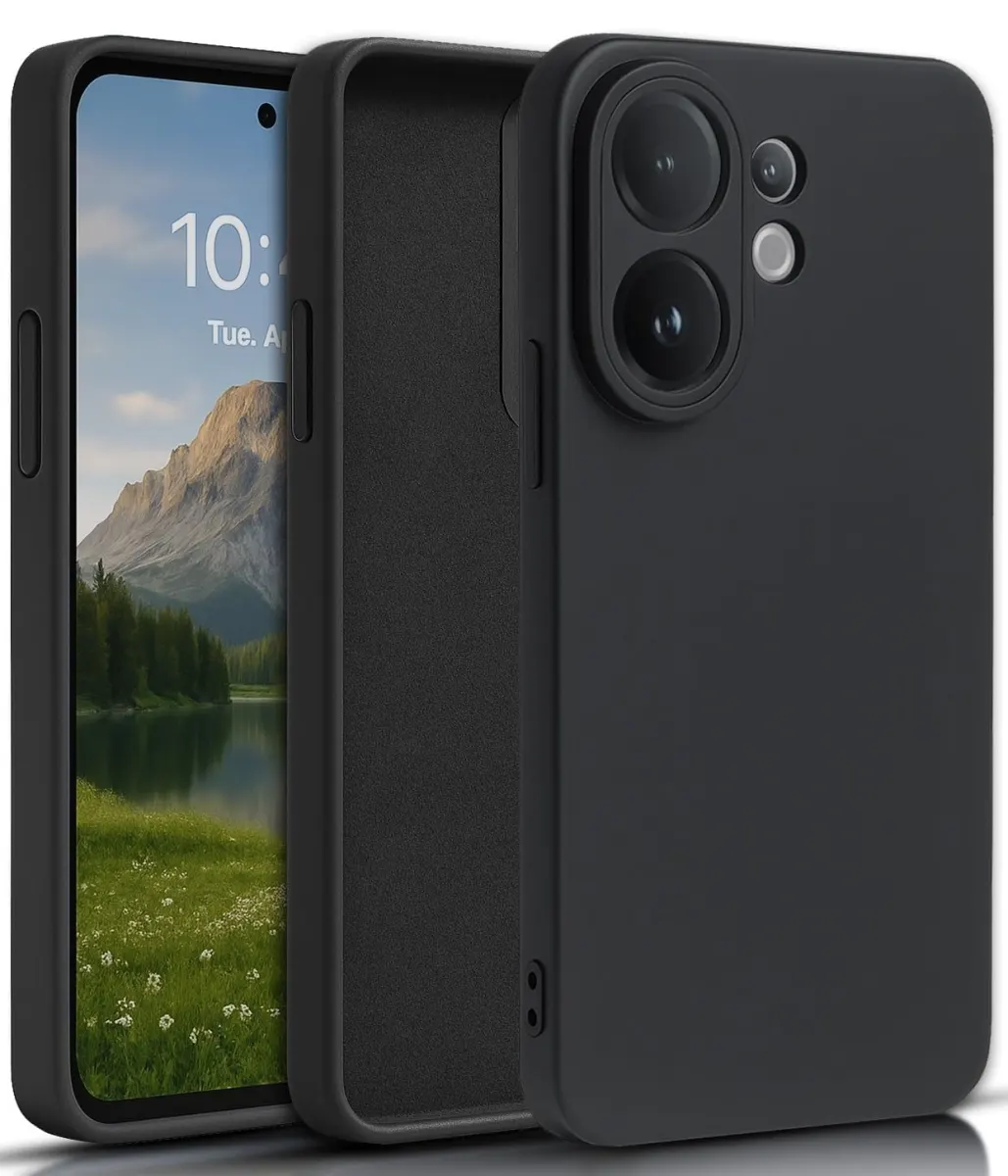 Premium Liquid Silicone Cover for Vivo T4 Pro 5G Back Cover with full camera protection