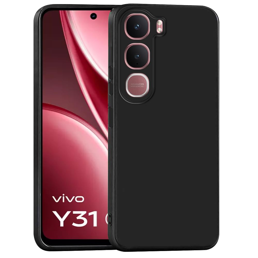 Premium Liquid Silicone Cover for Vivo Y31 5G Back Cover with full camera protection Silicone Phone Cases Price in Bangladesh - Mobile.com.bd