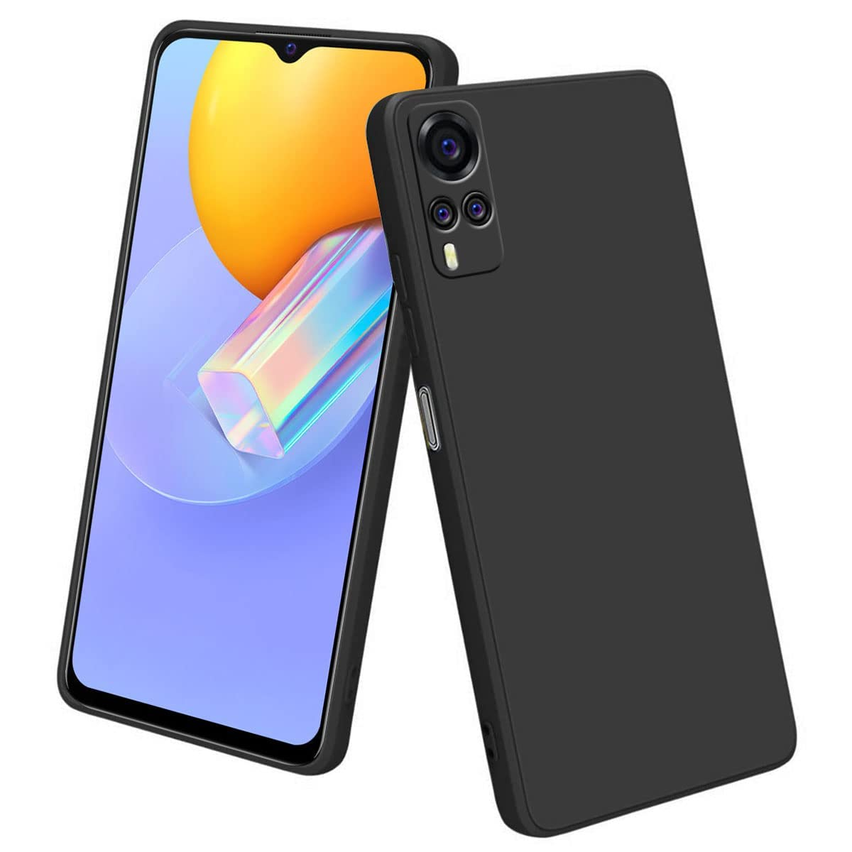Premium Liquid Silicone Cover for Vivo Y31 / Y51A / Y51 / Y51i Back Cover with full camera protection Silicone Phone Cases Price in Bangladesh - Mobile.com.bd