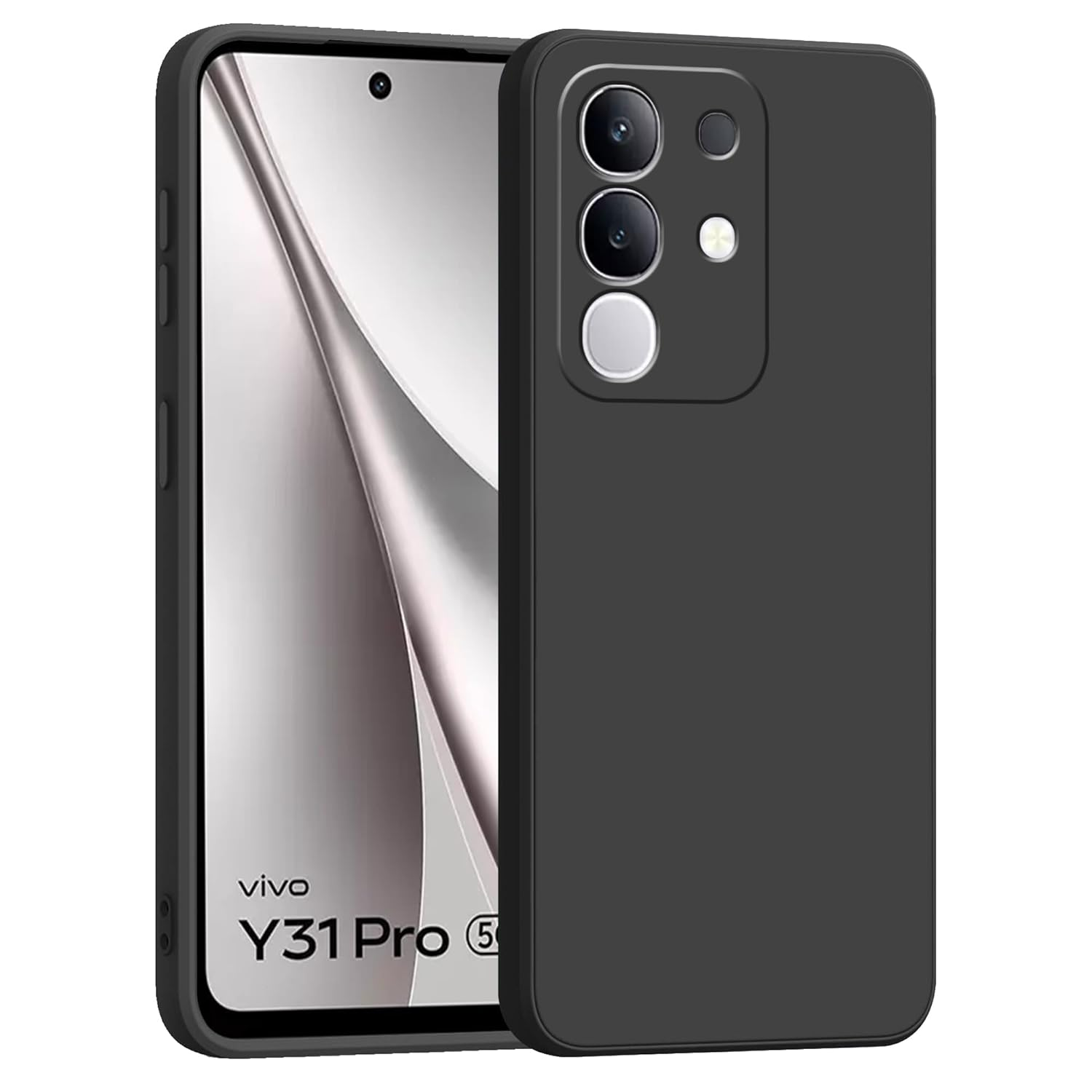 Premium Liquid Silicone Cover for Vivo Y31 Pro 5G Back Cover with full camera protection - Price in Bangladesh
