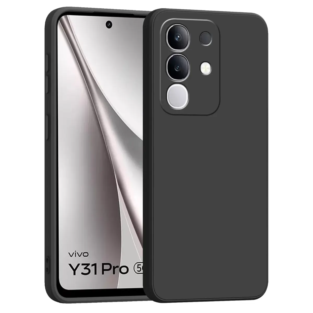 Premium Liquid Silicone Cover for Vivo Y31 Pro 5G Back Cover with full camera protection