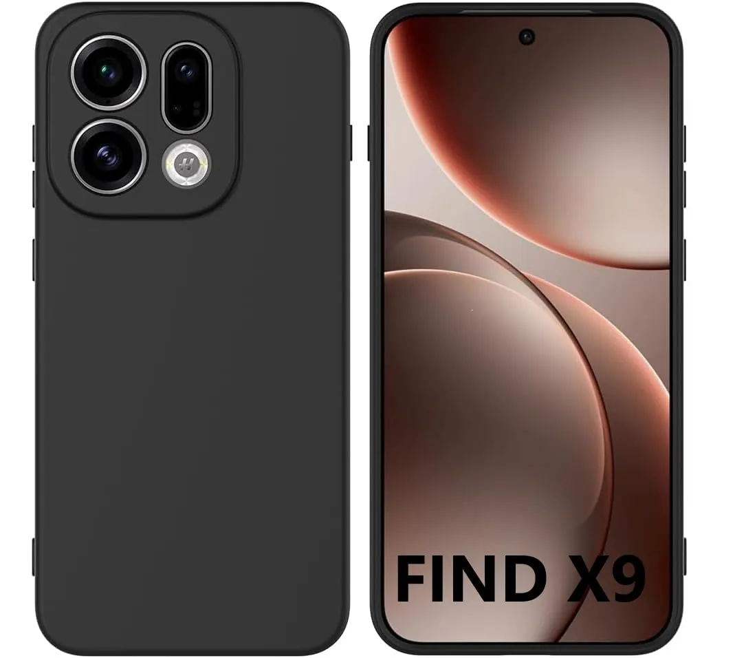 Premium Liquid Silicone Cover for Oppo Find X9 5G Back Cover with full camera protection
