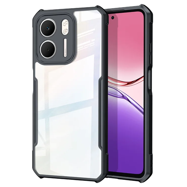 Xundd Back Cover for Oppo A5x Transparent Hybrid Hard PC Back Bumper Silicone Phone Cases Price in Bangladesh - Mobile.com.bd