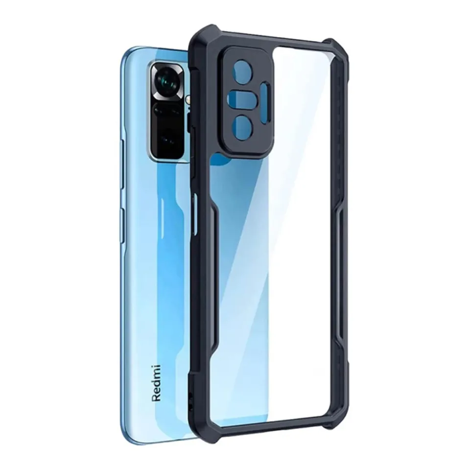 Xundd Back Cover for Redmi Note 10 Pro Transparent Hybrid Hard PC Back Bumper Silicone Phone Cases Price in Bangladesh - Mobile.com.bd