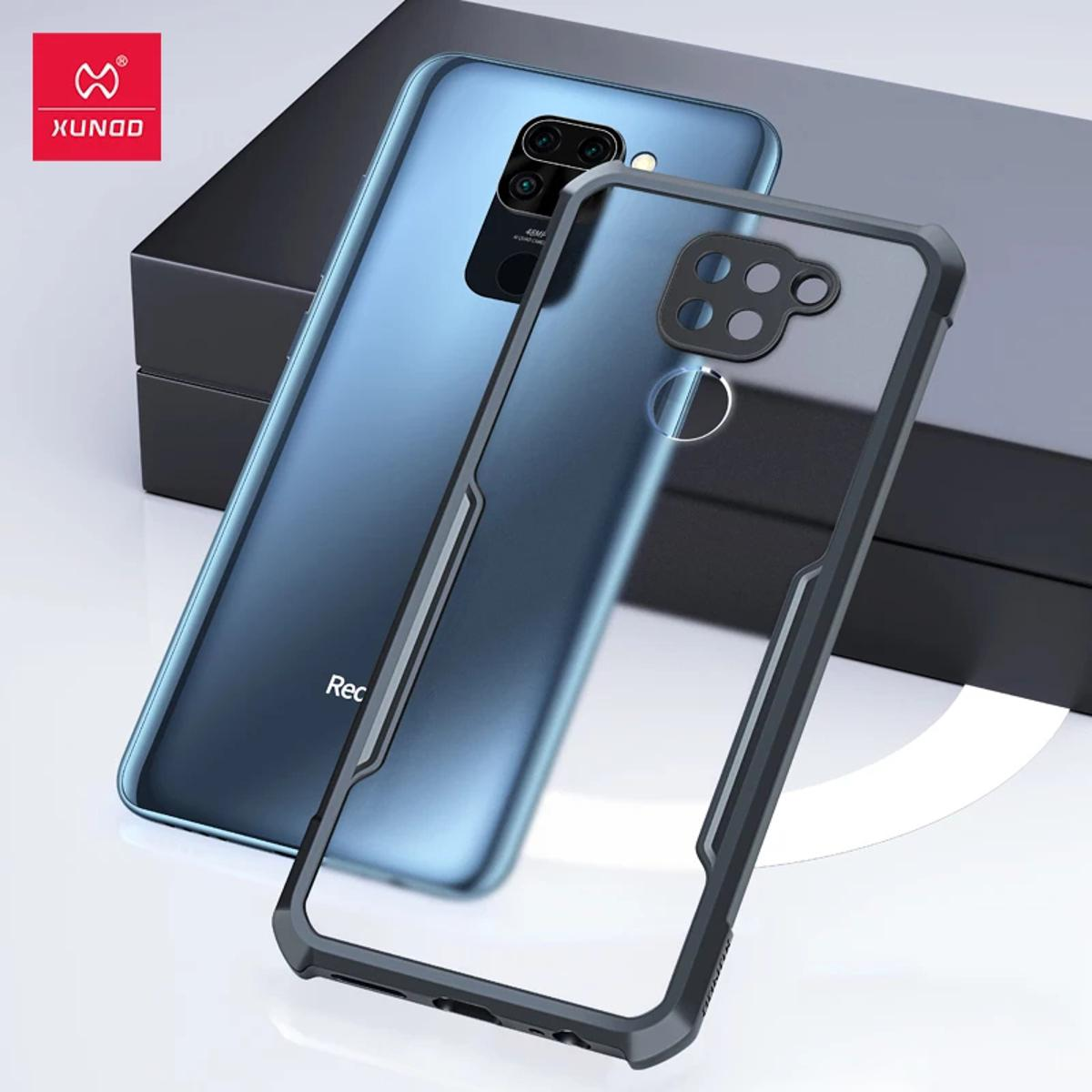 Xundd Back Cover for Redmi Note 9 Transparent Hybrid Hard PC Back Bumper Silicone Phone Cases Price in Bangladesh - Mobile.com.bd