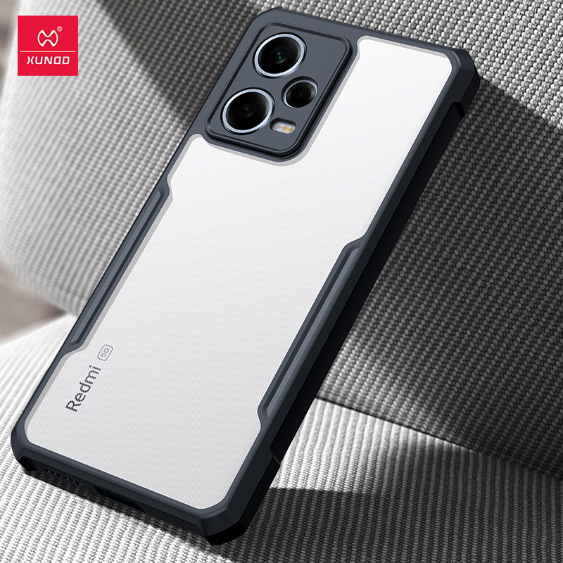 Xundd Back Cover for Redmi Note 12 Pro Plus 5G Transparent Hybrid Hard PC Back Bumper Silicone Phone Cases Price in Bangladesh - Mobile.com.bd