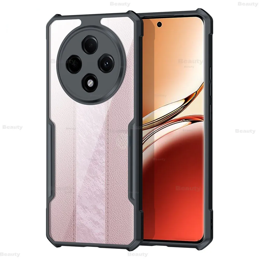 Xundd Back Cover for Oppo F29 Pro 5G Transparent Hybrid Hard PC Back Bumper