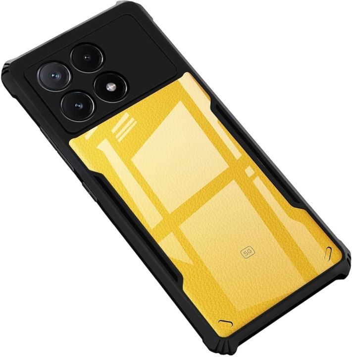 Xundd Back Cover for Redmi K70 Transparent Hybrid Hard PC Back Bumper Silicone Phone Cases Price in Bangladesh - Mobile.com.bd