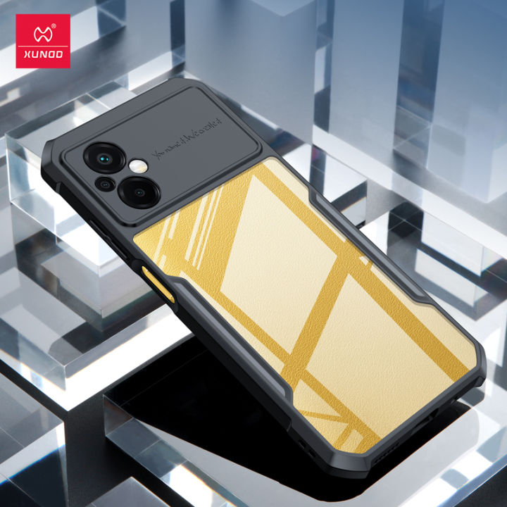 Xundd Back Cover for Redmi Poco M4 5G Transparent Hybrid Hard PC Back Bumper Silicone Phone Cases Price in Bangladesh - Mobile.com.bd