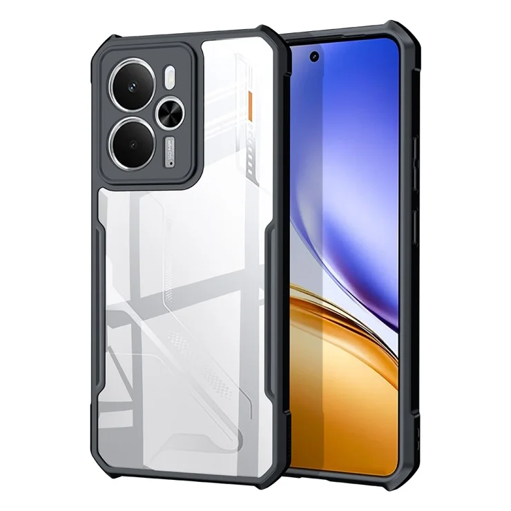 Xundd Back Cover for Realme 14 5G Transparent Hybrid Hard PC Back Bumper Silicone Phone Cases Price in Bangladesh - Mobile.com.bd