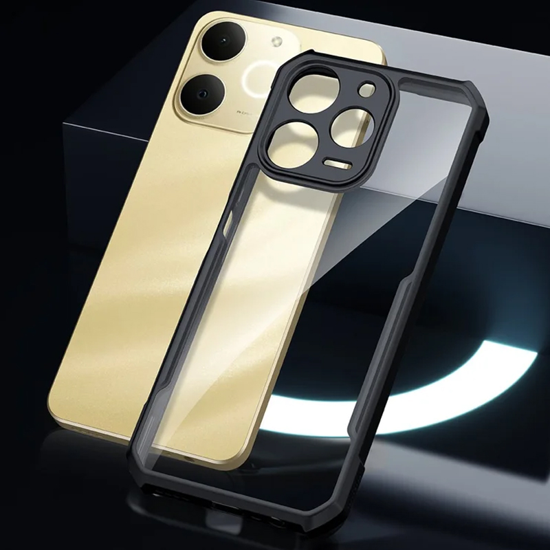 Xundd Back Cover for Realme Note 70 Transparent Hybrid Hard PC Back Bumper Silicone Phone Cases Price in Bangladesh - Mobile.com.bd