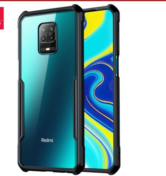 Xundd Back Cover for Redmi Note 9 Pro Transparent Hybrid Hard PC Back Bumper Silicone Phone Cases Price in Bangladesh - Mobile.com.bd