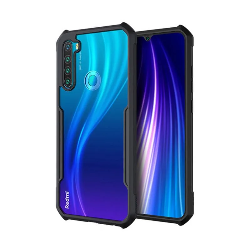 Xundd Back Cover for Redmi Note 8 Transparent Hybrid Hard PC Back Bumper Silicone Phone Cases Price in Bangladesh - Mobile.com.bd