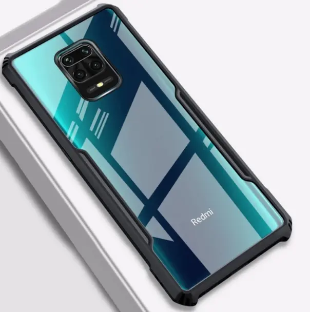 Xundd Back Cover for Redmi Note 9 Pro 5G Transparent Hybrid Hard PC Back Bumper Silicone Phone Cases Price in Bangladesh - Mobile.com.bd