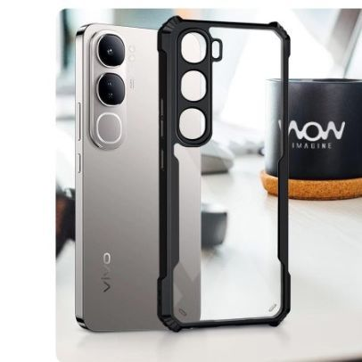 Xundd Back Cover for Vivo Y21D Transparent Hybrid Hard PC Back Bumper Silicone Phone Cases Price in Bangladesh - Mobile.com.bd
