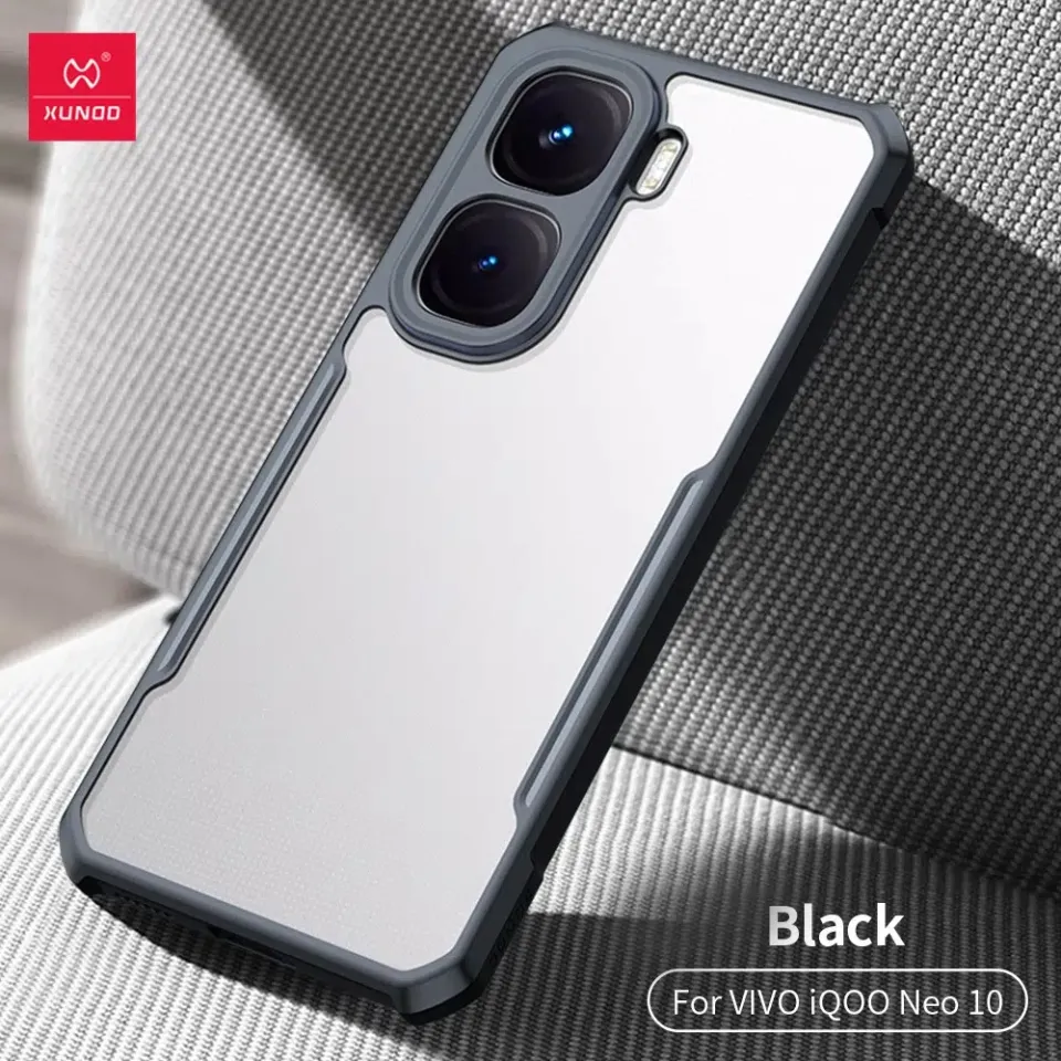Xundd Back Cover for Vivo Iqoo Neo 10 Transparent Hybrid Hard PC Back Bumper Silicone Phone Cases Price in Bangladesh - Mobile.com.bd