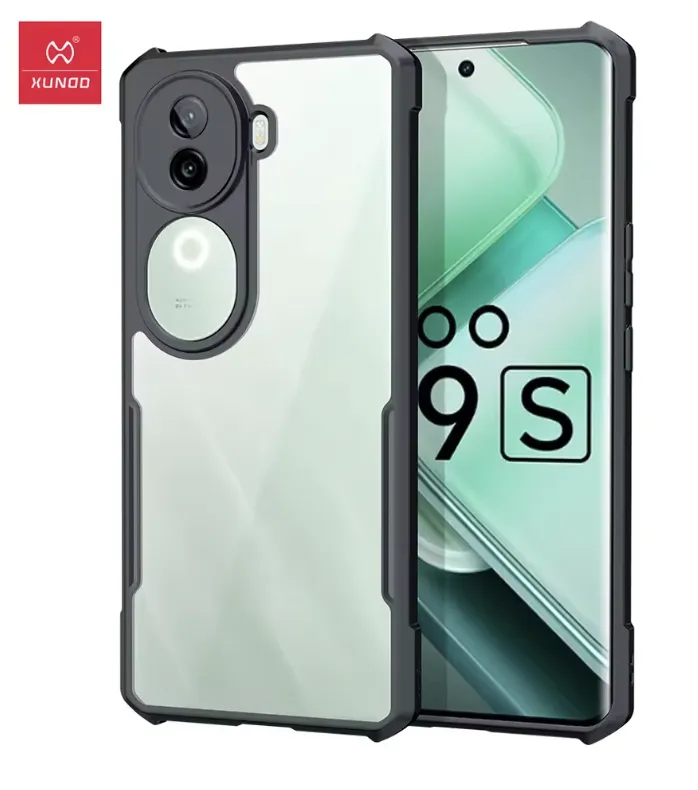Xundd Back Cover for Vivo V40e Transparent Hybrid Hard PC Back Bumper Silicone Phone Cases Price in Bangladesh - Mobile.com.bd