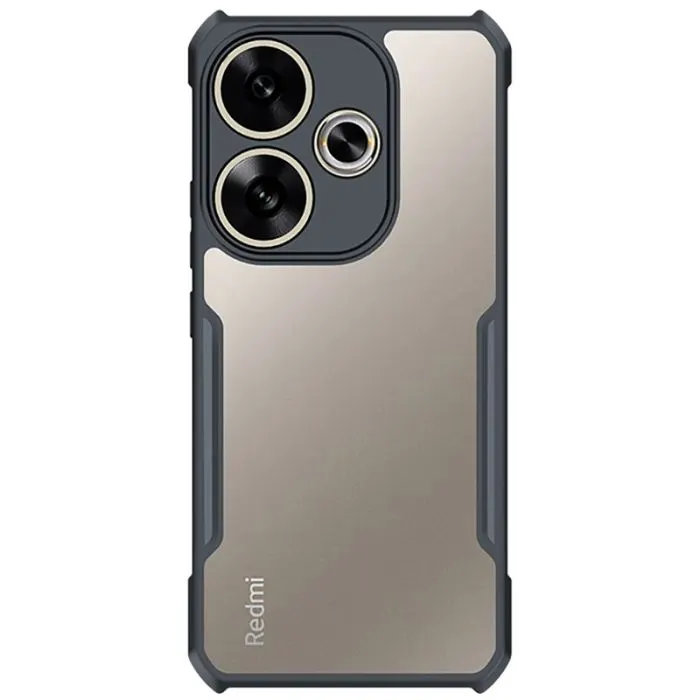 Xundd Back Cover for Redmi Turbo 3 Transparent Hybrid Hard PC Back Bumper