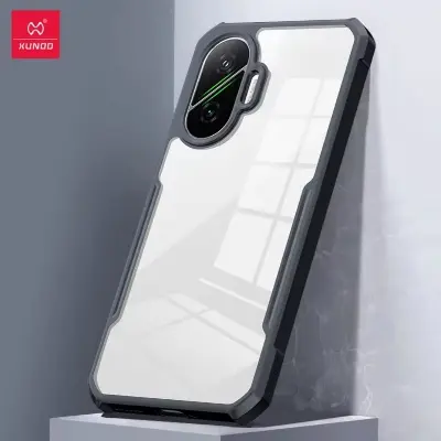 Xundd Back Cover for Redmi Turbo 4 Pro Transparent Hybrid Hard PC Back Bumper Silicone Phone Cases Price in Bangladesh - Mobile.com.bd