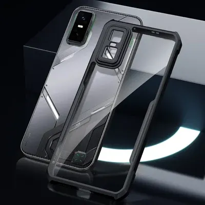 Xundd Back Cover for Infinix GT 30 pro Transparent Hybrid Hard PC Back Bumper
