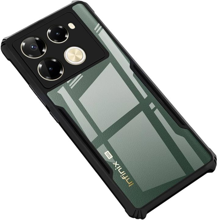 Xundd Back Cover for Infinix Note 40 Pro Transparent Hybrid Hard PC Back Bumper Silicone Phone Cases Price in Bangladesh - Mobile.com.bd
