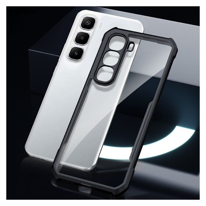 Xundd Back Cover for Infinix Hot 60 Pro Plus 5G Transparent Hybrid Hard PC Back Bumper Silicone Phone Cases Price in Bangladesh - Mobile.com.bd