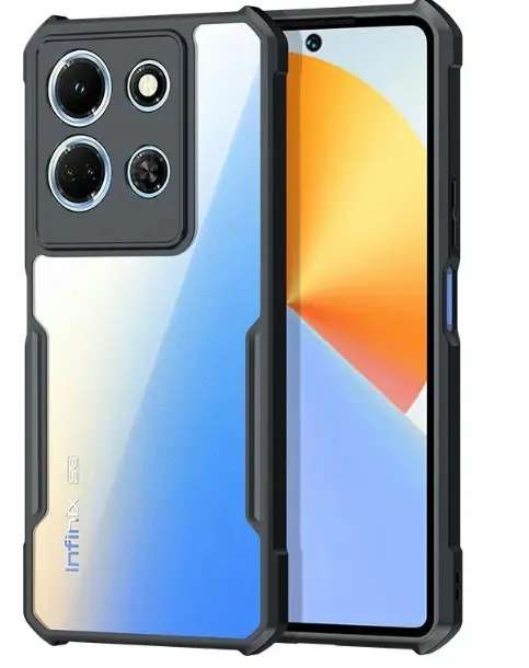 Xundd Back Cover for Infinix Note 30 5G Transparent Hybrid Hard PC Back Bumper Silicone Phone Cases Price in Bangladesh - Mobile.com.bd