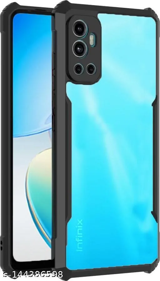 Xundd Back Cover for Infinix Hot 12 Transparent Hybrid Hard PC Back Bumper Silicone Phone Cases Price in Bangladesh - Mobile.com.bd