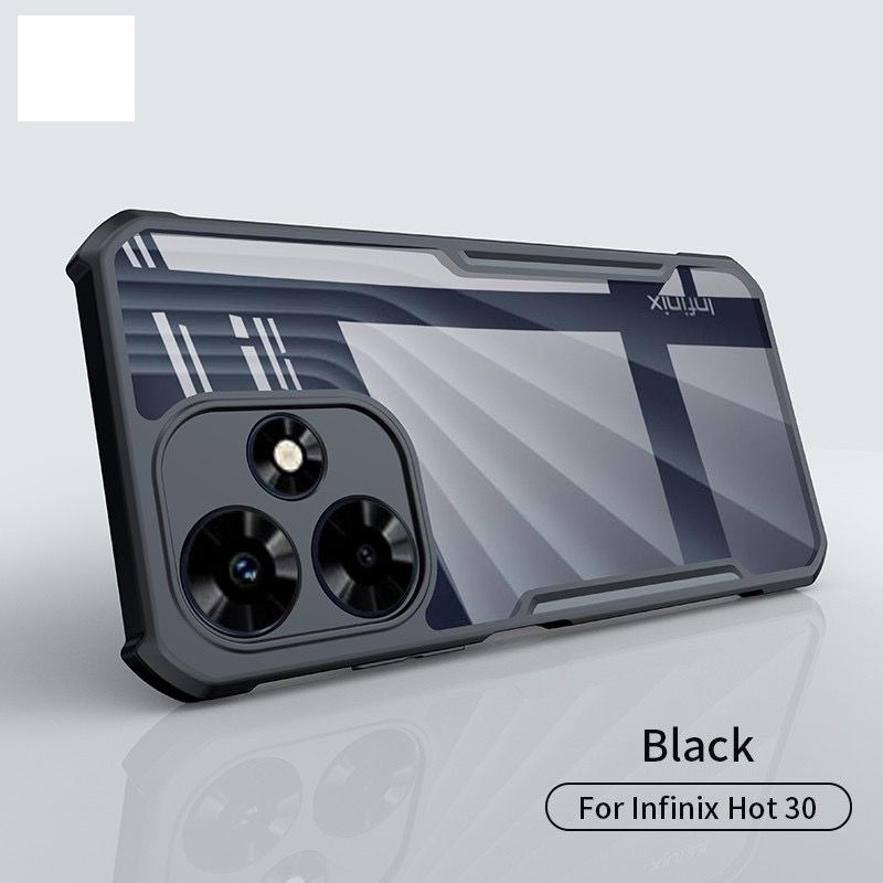 Xundd Back Cover for Infinix Hot 30 Transparent Hybrid Hard PC Back Bumper Silicone Phone Cases Price in Bangladesh - Mobile.com.bd