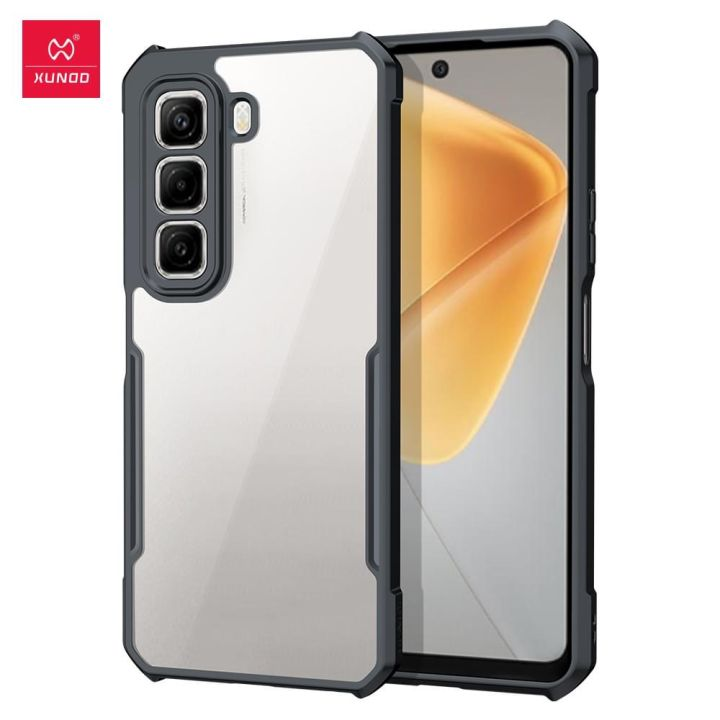 Xundd Back Cover for Infinix Hot 50 5G Transparent Hybrid Hard PC Back Bumper Silicone Phone Cases Price in Bangladesh - Mobile.com.bd