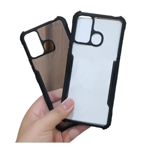 Xundd Back Cover for Itel Vision 1 Transparent Hybrid Hard PC Back Bumper Silicone Phone Cases Price in Bangladesh - Mobile.com.bd
