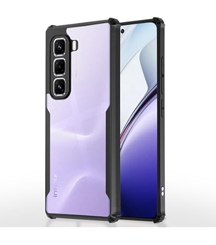 Xundd Back Cover for Infinix Hot 50 Pro 4G/5G Transparent Hybrid Hard PC Back Bumper Silicone Phone Cases Price in Bangladesh - Mobile.com.bd