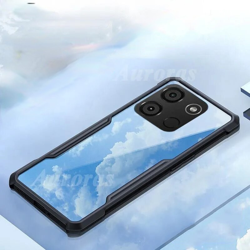 Xundd Back Cover for Itel A60 Transparent Hybrid Hard PC Back Bumper Silicone Phone Cases Price in Bangladesh - Mobile.com.bd