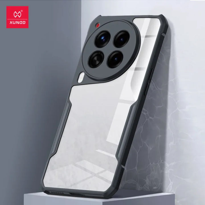 Xundd Back Cover for Tecno Camon 30 5G Transparent Hybrid Hard PC Back Bumper Silicone Phone Cases Price in Bangladesh - Mobile.com.bd