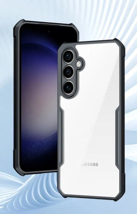Xundd Back Cover for Samsung Galaxy S23 FE 5GTransparent Hybrid Hard PC Back Bumper Silicone Phone Cases Price in Bangladesh - Mobile.com.bd