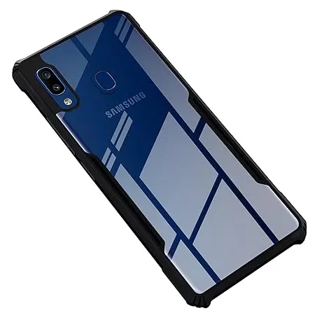 Xundd Back Cover for Samsung Galaxy A20 Transparent Hybrid Hard PC Back Bumper
