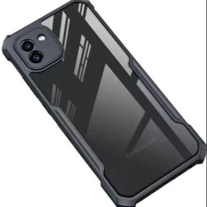 Xundd Back Cover for Samsung Galaxy A03 Transparent Hybrid Hard PC Back Bumper Silicone Phone Cases Price in Bangladesh - Mobile.com.bd