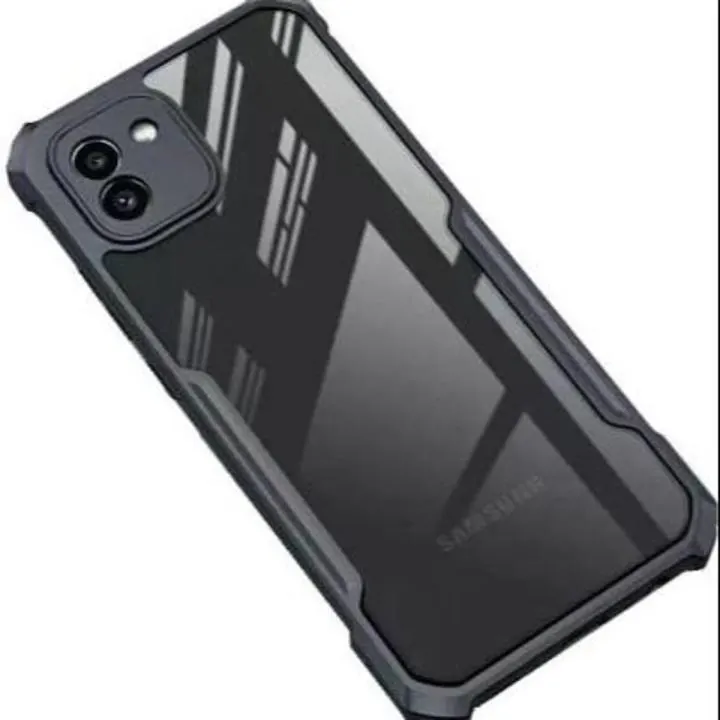 Xundd Back Cover for Samsung Galaxy A03 Transparent Hybrid Hard PC Back Bumper