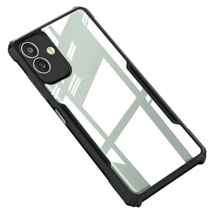 Xundd Back Cover for Samsung Galaxy A04e Transparent Hybrid Hard PC Back Bumper
