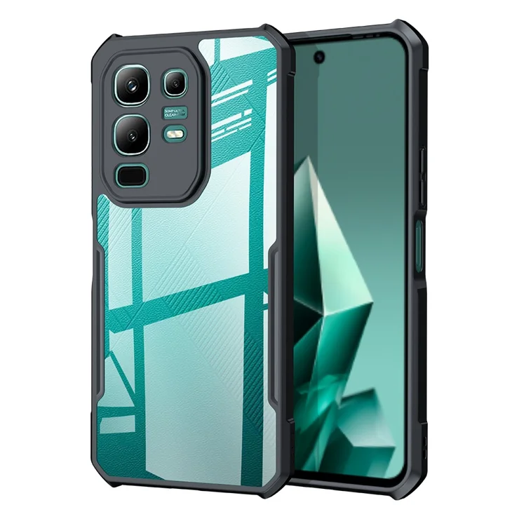 Original Xundd Back Cover for Infinix Note 50x 5G Transparent Hybrid Hard PC Back Bumper Silicone Phone Cases Price in Bangladesh - Mobile.com.bd
