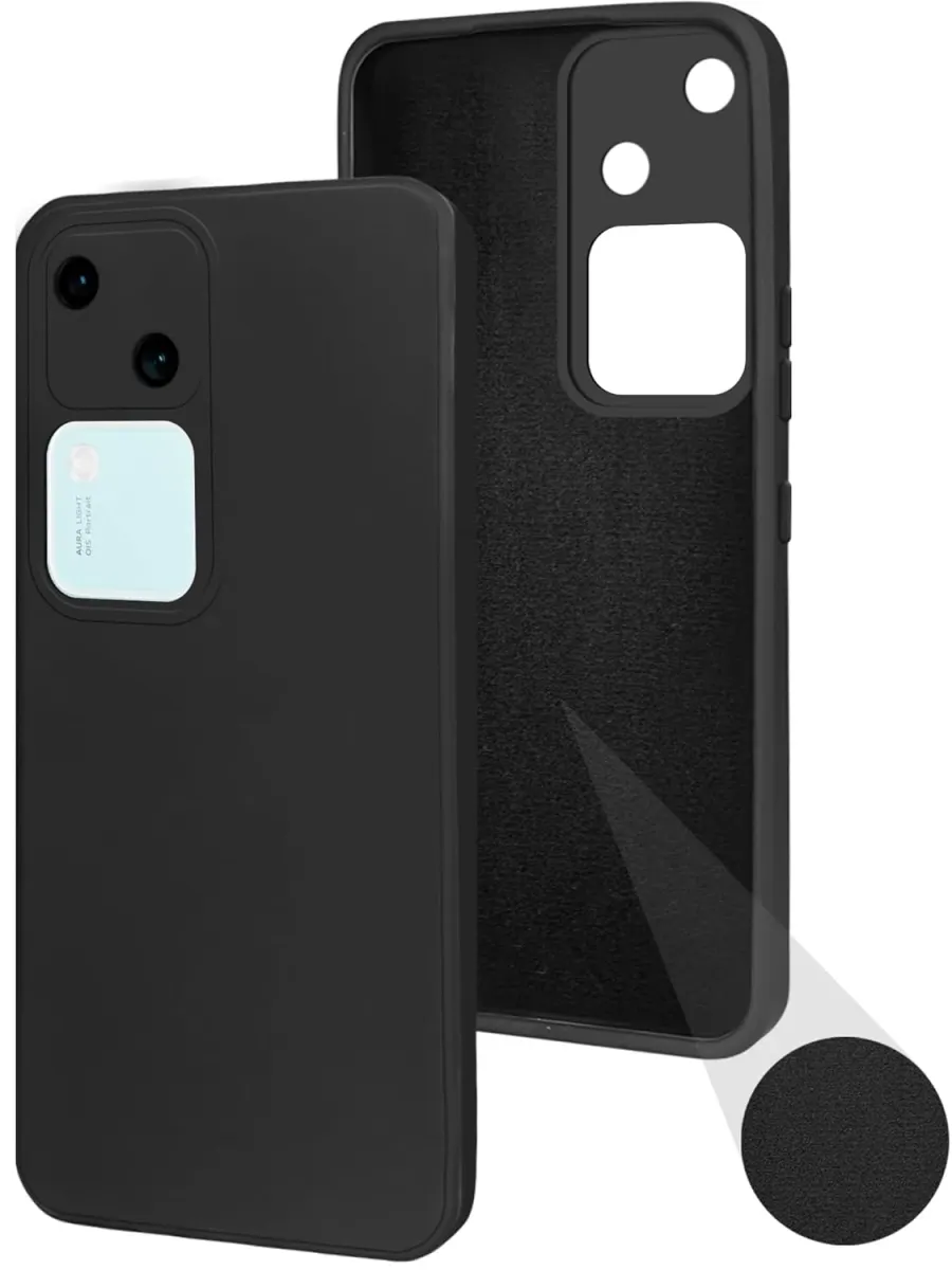 Premium Liquid Silicone Cover For Vivo V30 Lite Back Cover with full camera protection