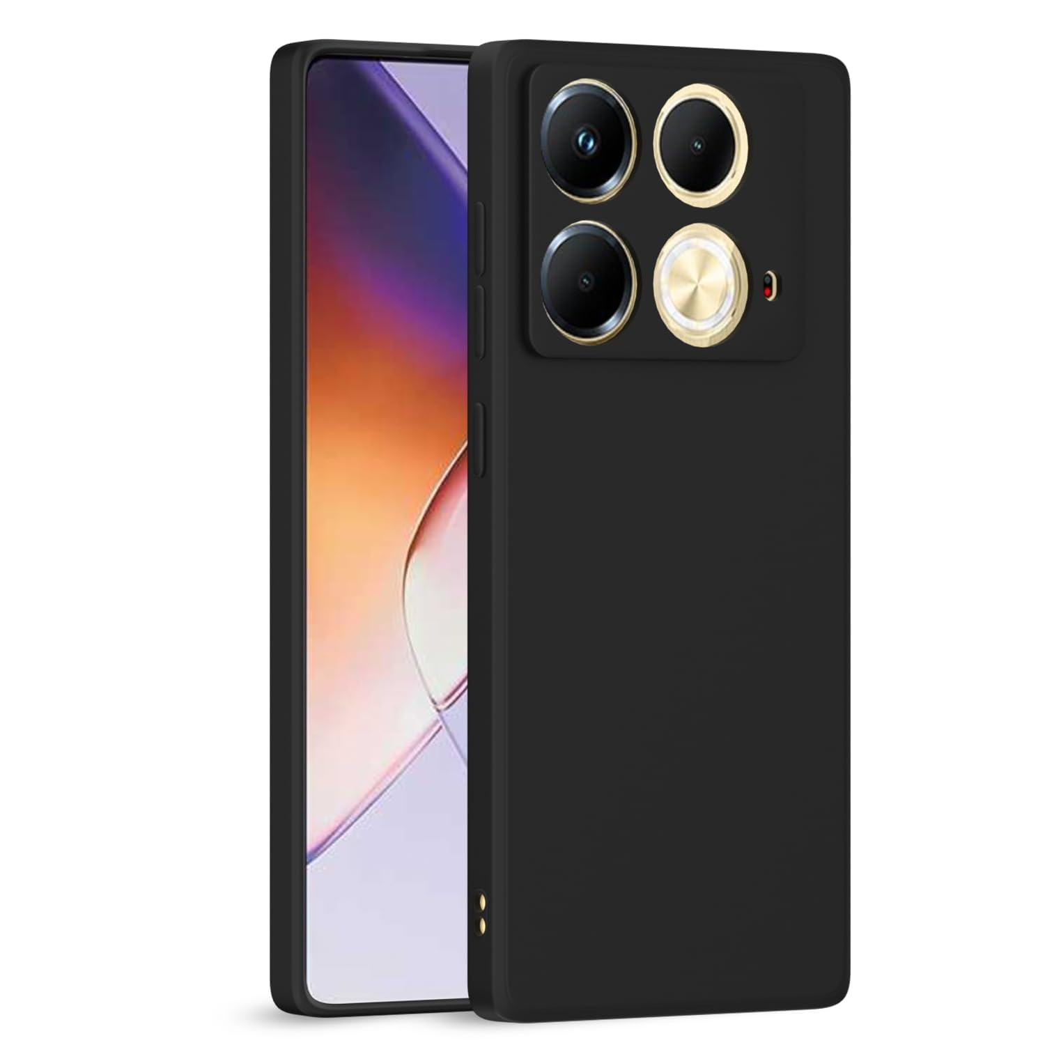 Premium Liquid Silicone Cover For Infinix Note 40 Back Cover with full camera protection Silicone Phone Cases Price in Bangladesh - Mobile.com.bd
