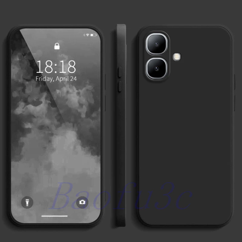 Premium Liquid Silicone Cover For Infinix Smart 20 Back Cover with full camera protection Silicone Phone Cases Price in Bangladesh - Mobile.com.bd