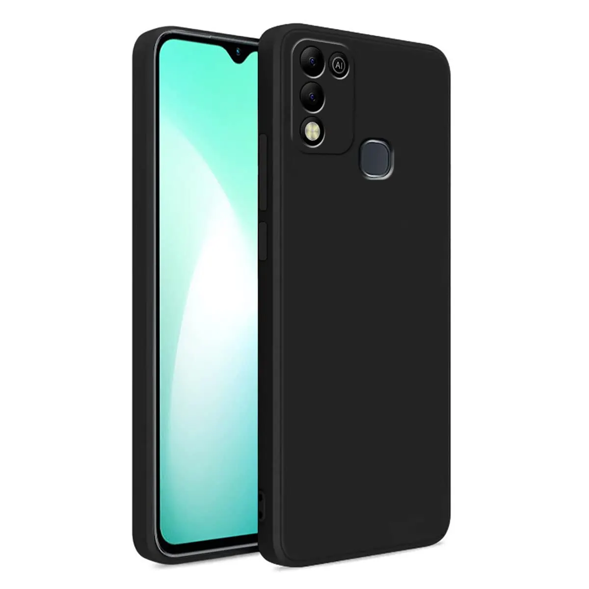 Premium Liquid Silicone Cover For Infinix Hot 10 Play Back Cover with full camera protection