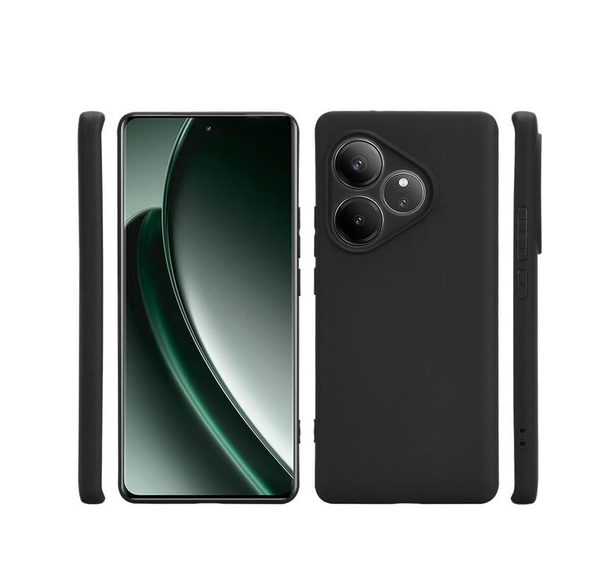 Premium Liquid Silicone Cover For Realme GT 6 Back Cover with full camera protection Silicone Phone Cases Price in Bangladesh - Mobile.com.bd