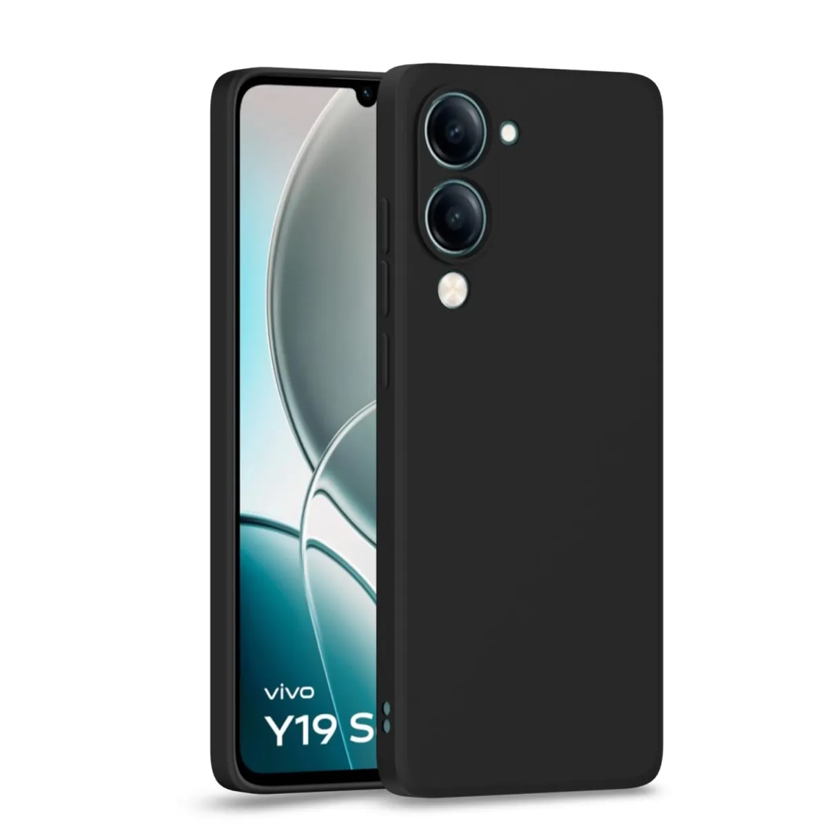 Premium Liquid Silicone Cover For Vivo Y19e / Y04 4G / Y29s 5G Back Cover with full camera protection