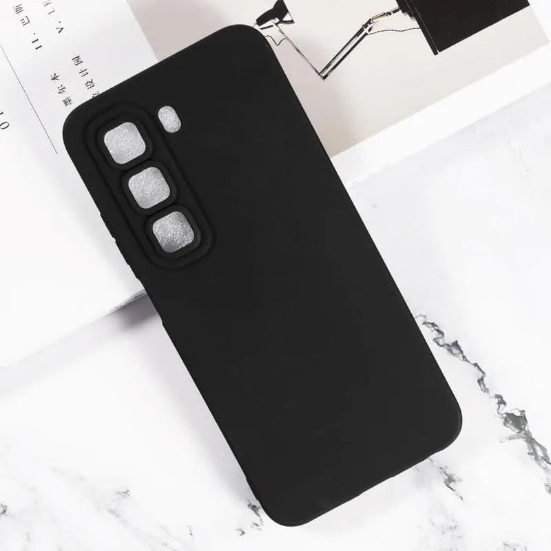Premium Liquid Silicone Cover For Infinix Hot 50 Pro 4G Back Cover with full camera protection
