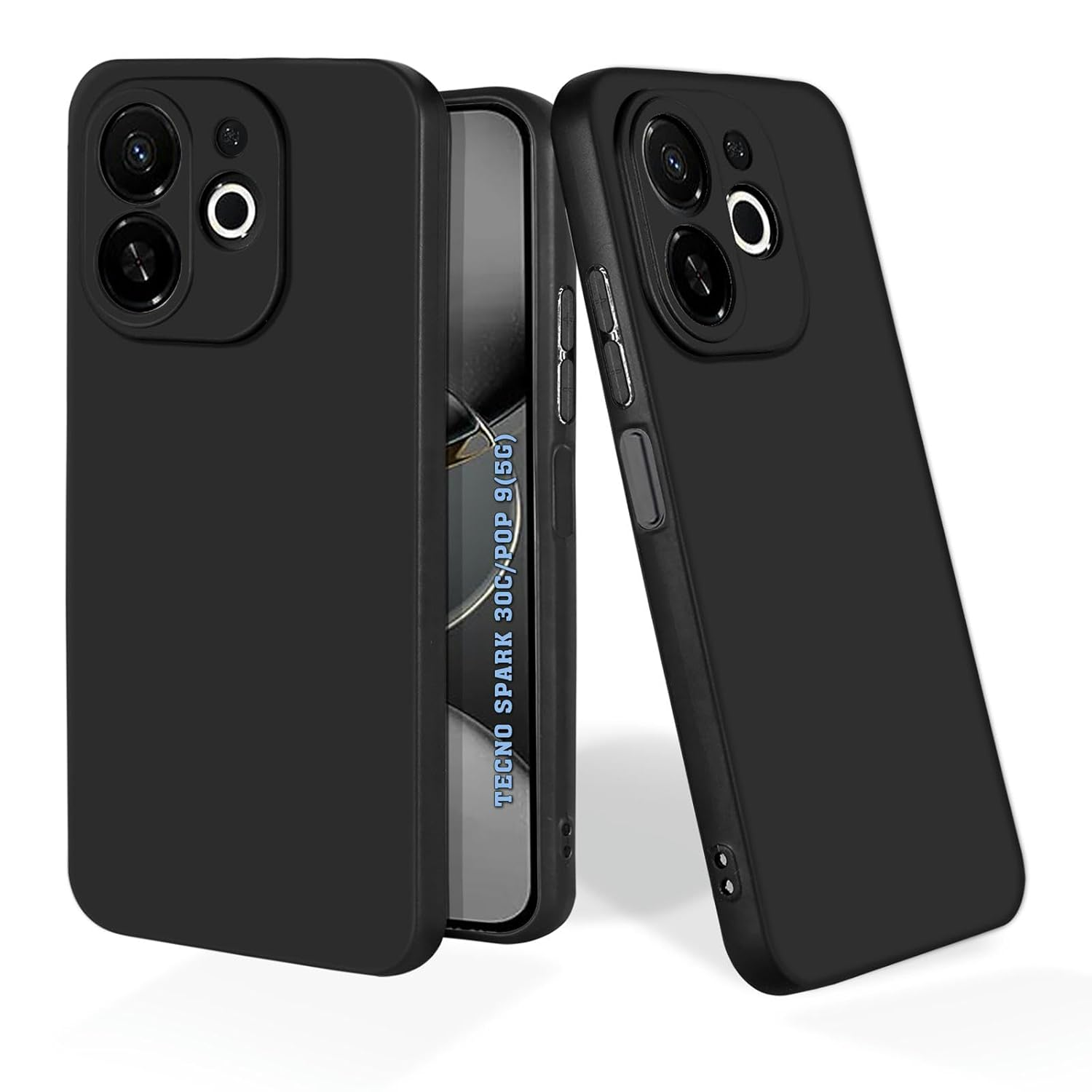 Premium Liquid Silicone Cover For Tecno Spark 30c Back Cover with full camera protection Silicone Phone Cases Price in Bangladesh - Mobile.com.bd