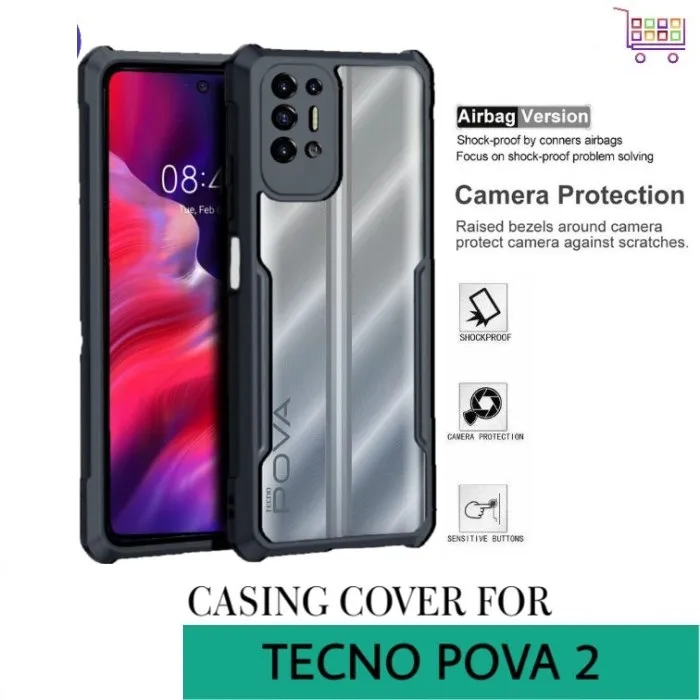Premium Liquid Xundd Cover For Tecno Pova 2 Back Cover with full camera protection Silicone Phone Cases Price in Bangladesh - Mobile.com.bd