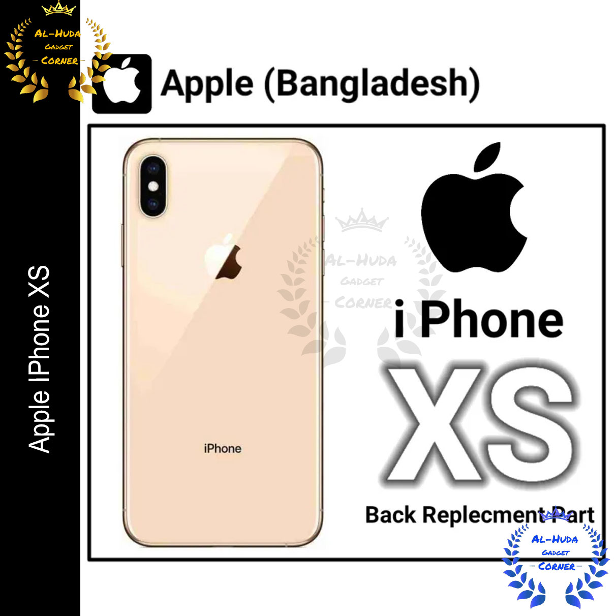 Apple IPhone XS - Back Shell / Back Panel / Back Replecment Part With Premium Quality By Apple (Bangladesh) Full Body Casing Price in Bangladesh - Mobile.com.bd